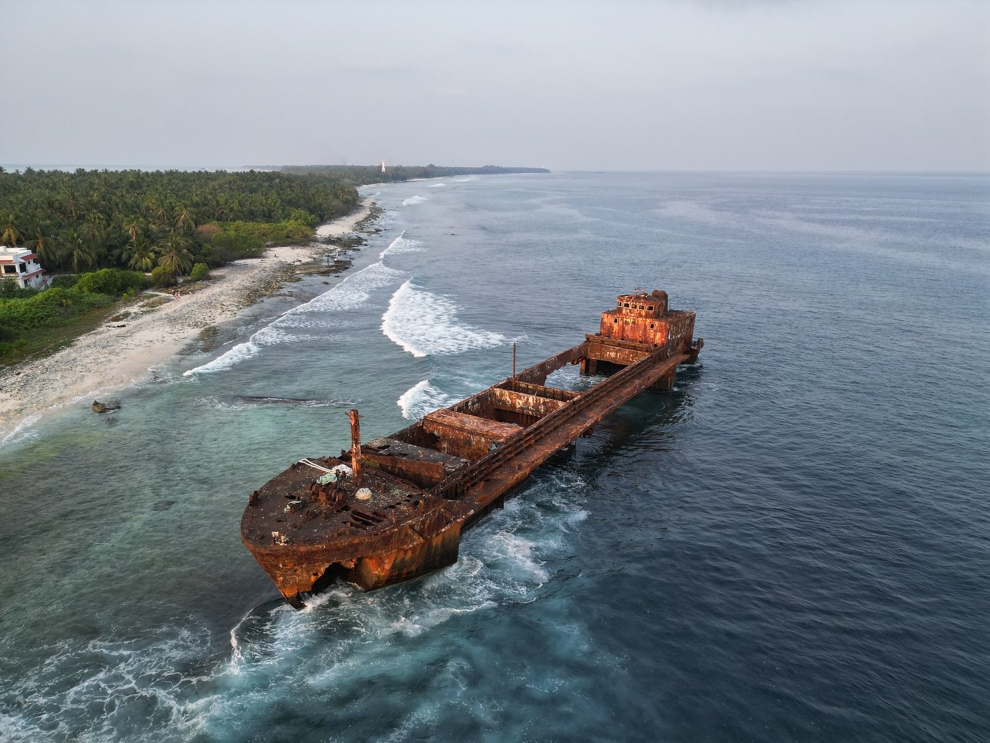 Shipwreck Kavaratti Island